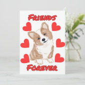 Friends Forever Kaart (Staand voorkant)