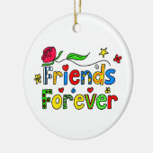 Friends Forever Keramisch Ornament (Links)