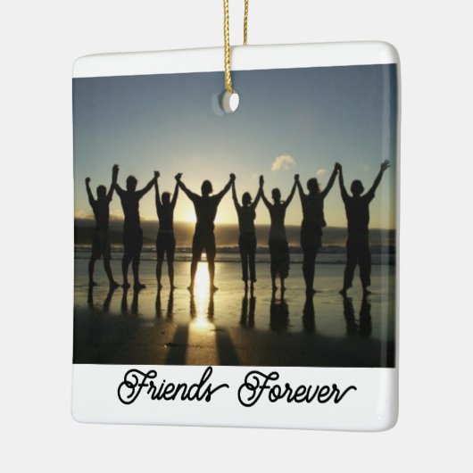 Friends Forever Keramisch Ornament (Links)