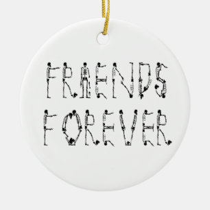 Friends Forever Keramisch Ornament
