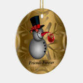 Friends Forever kerstversiering Keramisch Ornament (Rechts)