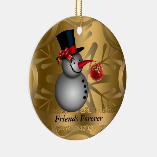 Friends Forever kerstversiering Keramisch Ornament (Rechts)