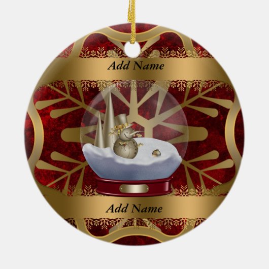 Friends Forever kerstversiering Keramisch Ornament (Achterkant)