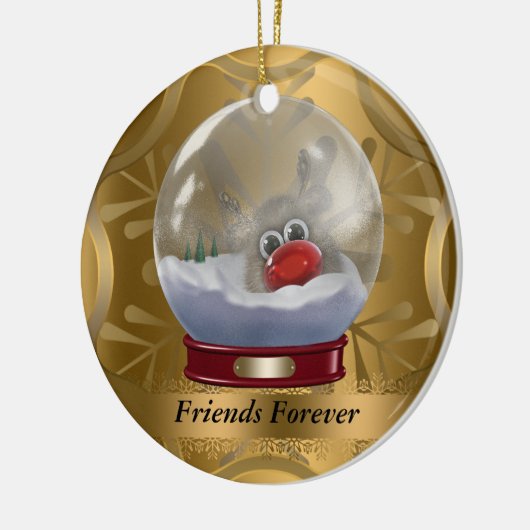 Friends Forever kerstversiering Keramisch Ornament (Links)