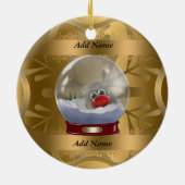 Friends Forever kerstversiering Keramisch Ornament (Achterkant)