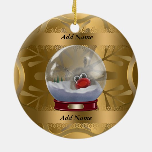 Friends Forever kerstversiering Keramisch Ornament (Achterkant)