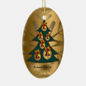 Friends Forever kerstversiering Keramisch Ornament (Rechts)