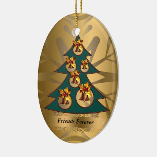 Friends Forever kerstversiering Keramisch Ornament (Links)