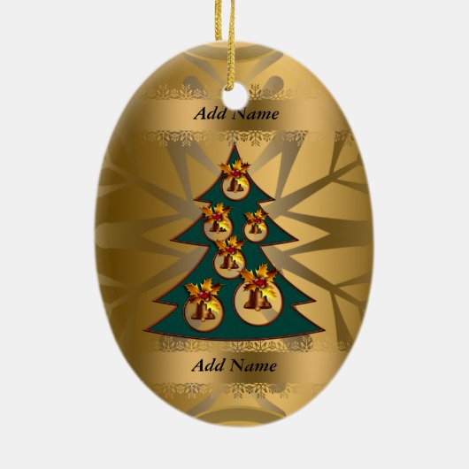 Friends Forever kerstversiering Keramisch Ornament (Achterkant)