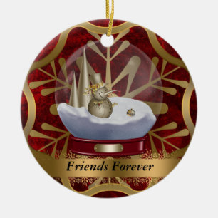 Friends Forever kerstversiering Keramisch Ornament