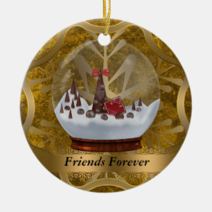Friends Forever kerstversiering Keramisch Ornament