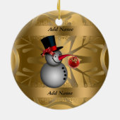 Friends Forever kerstversiering Keramisch Ornament (Achterkant)