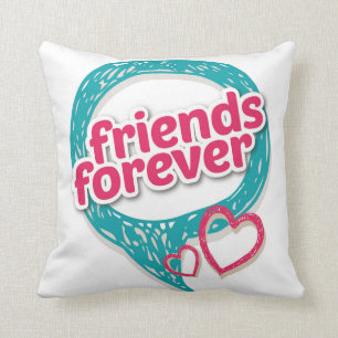 Friends Forever Love Heart <3 Kussen