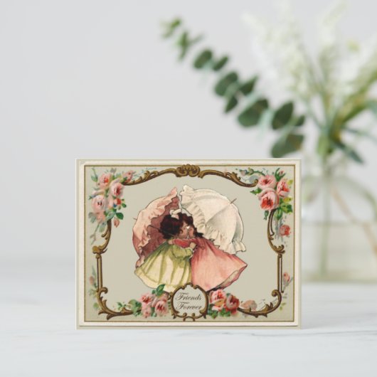 Friends Forever  Reproduction Briefkaart (Staand voorkant)
