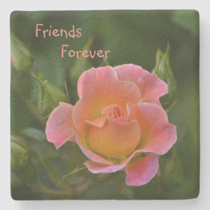 Friends Forever Roos Stenen Onderzetter