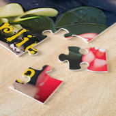 "Friends Forever Schattige Mice Red Berries Typogr Legpuzzel (Zijkant)