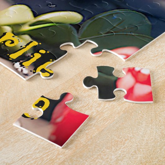 "Friends Forever Schattige Mice Red Berries Typogr Legpuzzel (Zijkant)