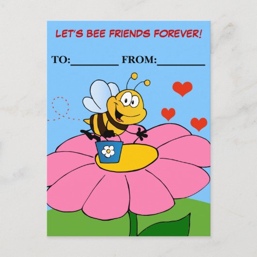 Friends Forever Valentijn Exchange Feestdagenkaart (Voorkant)