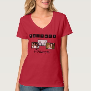 Friends Forever   Vriendschapsdag Foto Collage T-shirt