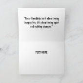 Friends Forever Wenskaart Kaart (Binnen)