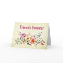 Friends Forever Wenskaart