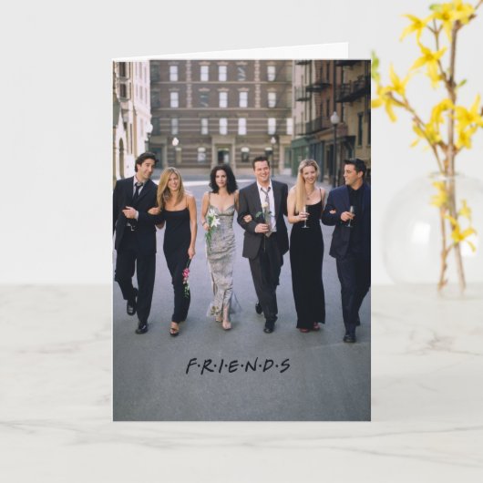 FRIENDS™ | Formele Draag paren Kaart (Gele Bloem)