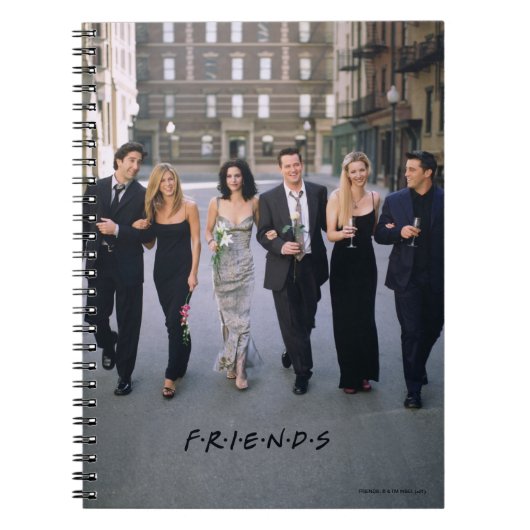 FRIENDS™ | Formele Draag paren Notitieboek (Voorkant)