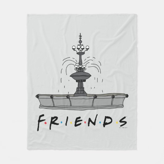FRIENDS™ Fountain Fleece Deken (Voorkant)