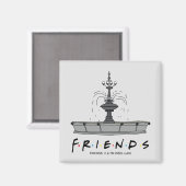 FRIENDS™ Fountain Magneet (Voorkant / Achterkant)