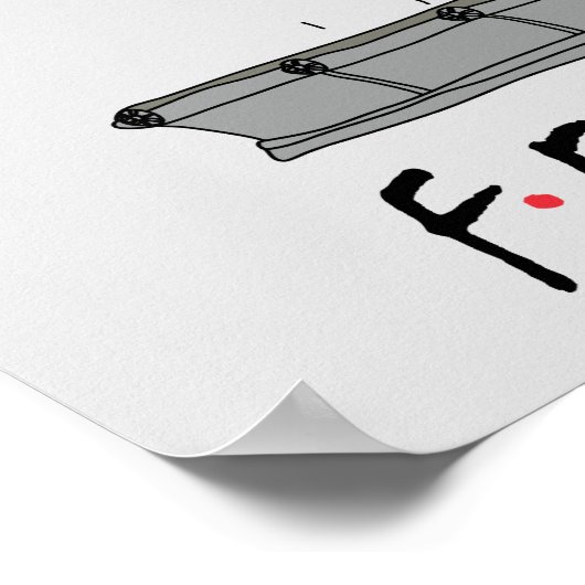 FRIENDS™ Fountain Poster (Hoek)