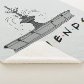 FRIENDS™ Fountain Sherpa Deken (3/4)