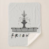 FRIENDS™ Fountain Sherpa Deken (Voorkant)