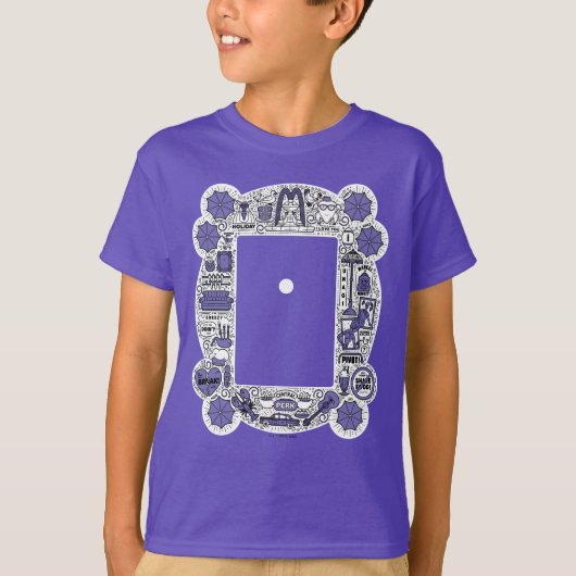 FRIENDS™ Frame Doodle Art T-shirt (Voorkant)
