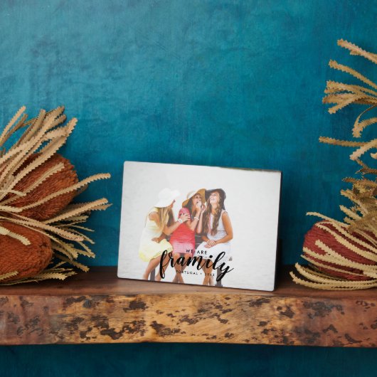 Friends Framily Memory Photo Plaque Fotoplaat (Zijkant)