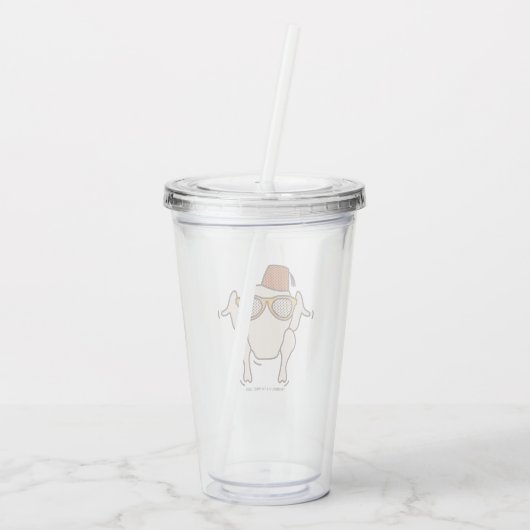 FRIENDS™ | Friendsgiving Acryl Drinkbeker (Achterkant)