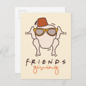 FRIENDS™ | Friendsgiving Feestdagenkaart (Voorkant / Achterkant)