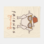 FRIENDS™ | Friendsgiving Fleece Deken (Voorkant (Horizontaal))