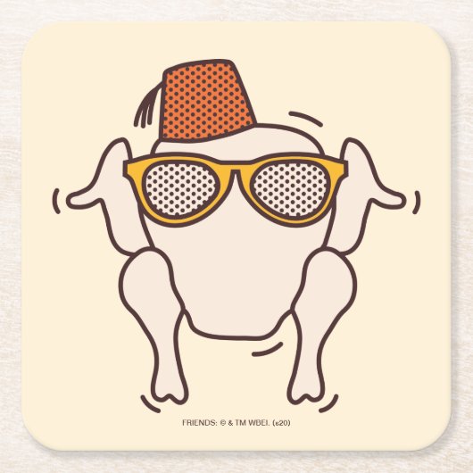 FRIENDS™ | Friendsgiving Kartonnen Onderzetters (Voorkant)