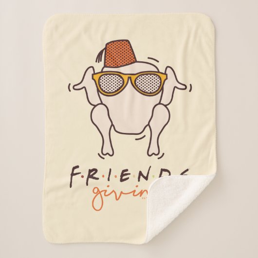 FRIENDS™ | Friendsgiving Sherpa Deken (Voorkant)