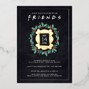 FRIENDS™ Friendsmas Kerstfeest Folie Feestdagenkaart