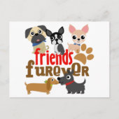 Friends Furever Dogs Puppies Briefkaart (Voorkant)
