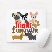 Friends Furever Dogs Puppies Muismat (Met muis)
