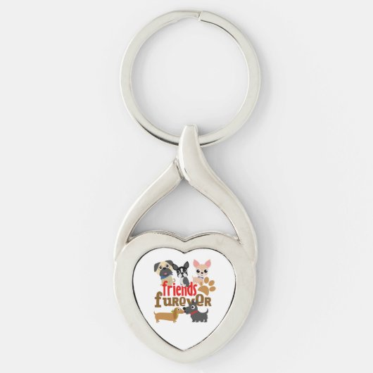 Friends Furever Dogs Puppies Sleutelhanger (Voorkant)
