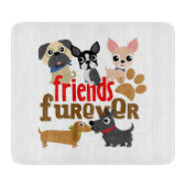 Friends Furever Dogs Puppies Snijplank (Voorkant)