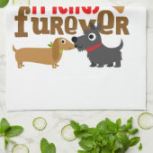 Friends Furever Dogs Puppies Theedoek (Gevouwen)