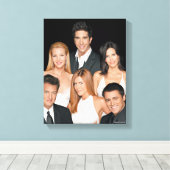 FRIENDS™ | Gegoten in formeel Draag kleding Canvas Afdruk (Insitu (Houten vloer))