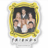 FRIENDS™ | Gegoten in formeel Draag kleding Sticker (Voorkant)