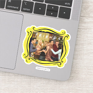 FRIENDS™   Gegoten Thanksgiving Groep Hug Sticker