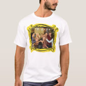 FRIENDS™ | Gegoten Thanksgiving Groep Hug T-shirt (Voorkant)