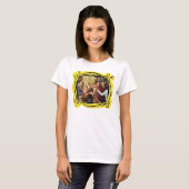 FRIENDS™ | Gegoten Thanksgiving Groep Hug T-shirt (Voorkant volledig)